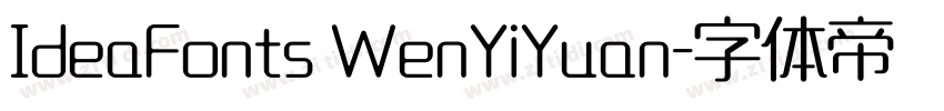IdeaFonts WenYiYuan字体转换